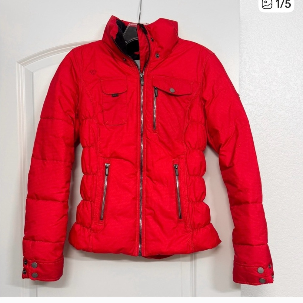Obermeyer Women's Vibrant Red Puffer Jacket